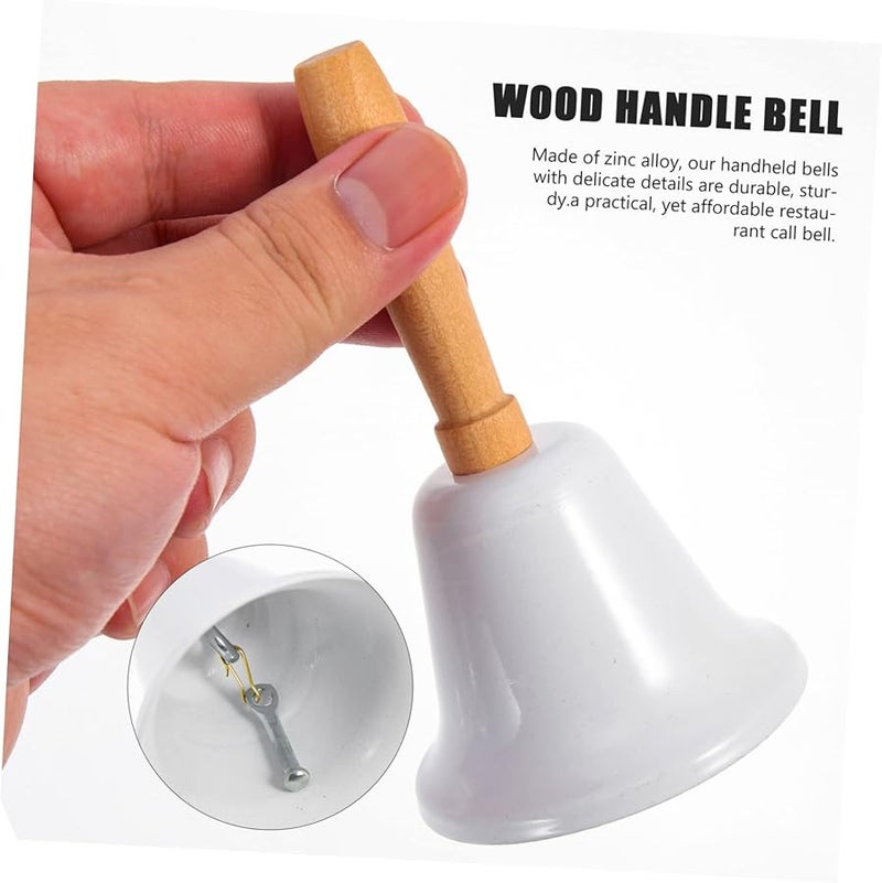 Wooden Handle Call Bell for Home Office School Decor Christmas Ornament Pet Training - Image 3